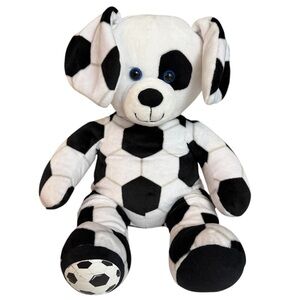 BUILD A BEAR Soccer Dog Plush Toy BAB